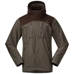 Bergans Hogna V2 2L Jacket (green-mud/dark-wood-brown) 