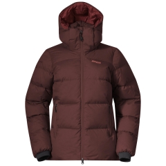 Bergans Lava Warm Down w/Hood Women Jacket (amarone/red) 