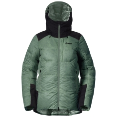 Bergans Magma Warm Down w/Hood Women Jacket (dark-jade-green/black) 