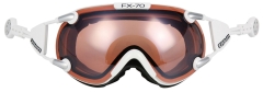 Casco FX-70 Vautron Large Skibrille (weiß) 