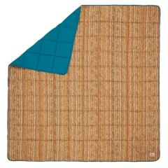 Kelty Biggie Blanket Decke (stormy-blue/melted-strips) 