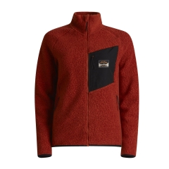 Lundhags Flok Wool Ws Pile Jacket (mellow-red) 