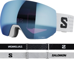 Salomon Radium Pro Sigma Skibrille (white/sky-blue) 