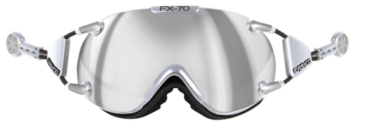 Casco FX-70 Carbonic Large Skibrille (chrome/silber) 