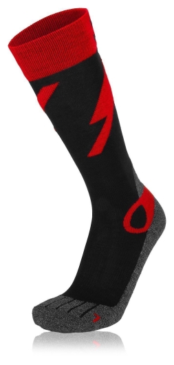 Eightsox Ski Basic Skisocken (black/red) 