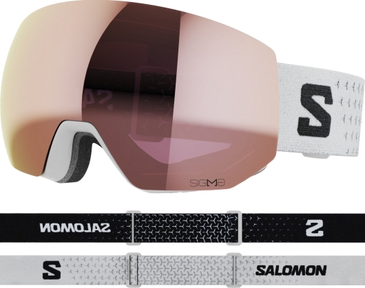 Salomon Radium Pro Sigma Skibrille (white/silver-pink) 